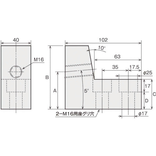 ニューストロング　サイドストッパ−　SS-50-NK　1 個