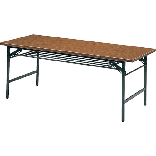 TRUSCO Folding Conference Table 1200X450XH700 Teak 1245 1 Unit – カイゴロウ