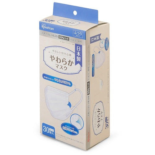 IRIS 288169 부드러운 마스크 보통 사이즈 30장입 PN-YW30M 1상자