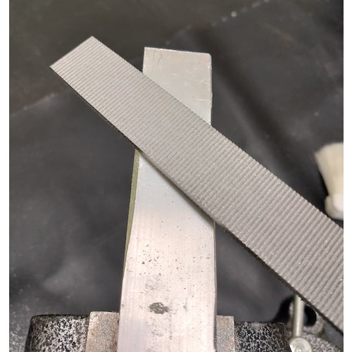 TUBOSAN Aluminum Cutting File, Flat, 200mm, Coarse, HI20031, 1 piece