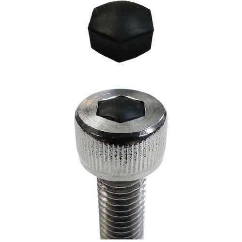 TRUSCO 육각 구멍 차단 부품 리세스 이너 대변 4 M5JISB1176 육각 구멍 부착 볼트용 옥외 대응 블랙 12개입 RES-P-H4-12-BK 1 PK