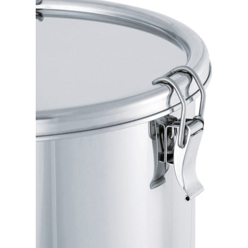 MONOVATE 스테인레스 스탠크 캐치 클립식 밀폐 탱크(뚜껑 부착) 7L CTH-21 1개