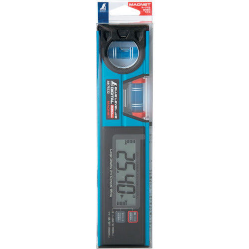 シンワ　ブルーレベル　Ｊｒ．　２　デジタル２２０ｍｍ　防塵防水　マグネット付　75322　1 個