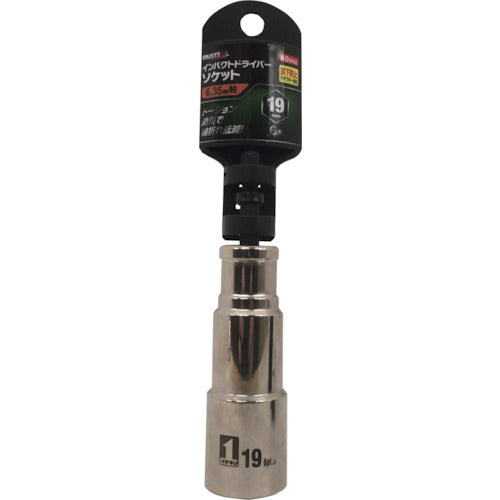 ＭＵＳＴＴＯＯＬ　インパクトドライバーソケット　１９ｍｍ　１２角　ＩＤ１９−１２Ｋ　19749　1 個