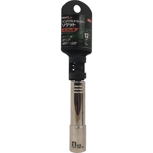 MUSTOOL 임팩트 드라이버 소켓 12mm 6각 ID12-6K 19742 1개