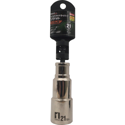 ＭＵＳＴＴＯＯＬ　インパクトドライバーソケット　２１ｍｍ　１２角　ＩＤ２１−１２Ｋ　19751　1 個