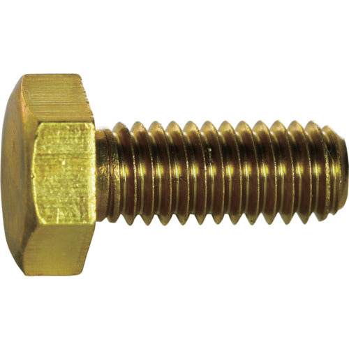 TRUSCO 육각 볼트 황동 전나사 M8×20 5개입 Y501-0820 1 PK