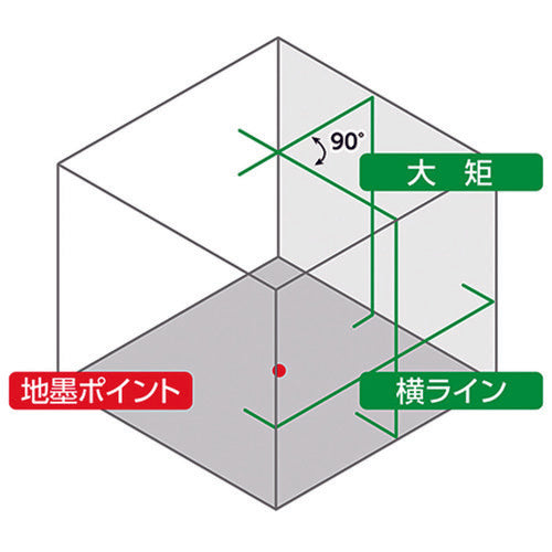 シンワ　レーザーロボ　ＬＥＸＩＡ　３１　グリーン　受光器・三脚セット　70853　1 Ｓ