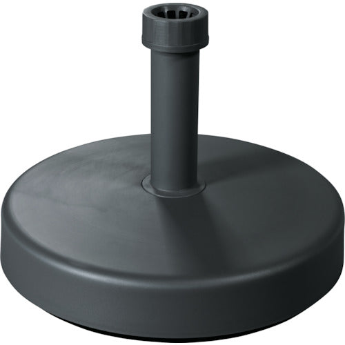 ドップラー　パラソル用ベース　ＢＡＳＥ　ＦＩＬＬＡＢＬＥ　丸形　黒　85899SA　1 個