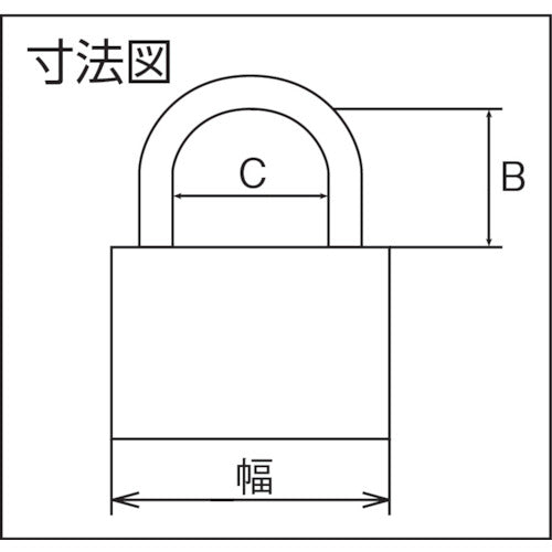 ブルク　ヴェヒター　シリンダー南京錠　ディアマント　Ｄ６００−４０ＳＢ　17601　1 個