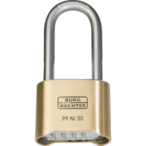 Burg Waechter Combination Padlock No. 99 Long Handle 99Ni50HB-65SB 37491 1 pc