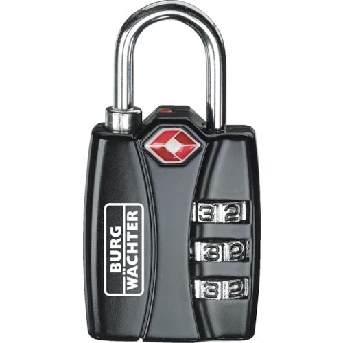 Burg Waechter combination padlock TSA 7830SB 32991 1 piece