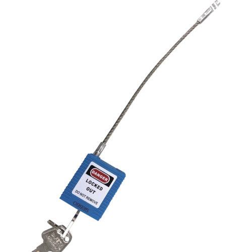 세이프란 록아웃용 케이블 퍼드록 블루 14687-1 1개