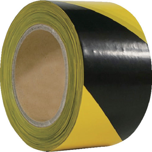 SAFERUN Barricade Tape Yellow/Black Width 70mm x 130m Non-adhesive 11642 1 roll