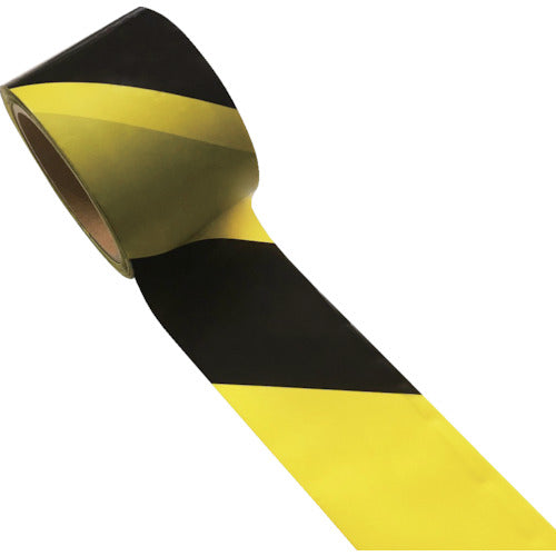 SAFERUN Barricade Tape Yellow/Black Width 70mm x 130m Non-adhesive 11642 1 roll