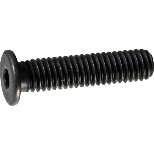 ＴＲＵＳＣＯ　超低頭キャップボルト　スチール黒染め　Ｍ６×１０　９本入　／六角穴付ボルト（ＣＡＰ）　　Y153-0610　1 PK