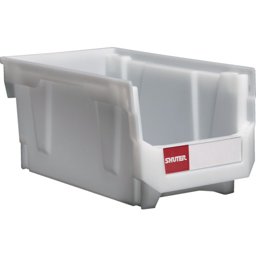 SHUTER Stacking Container 9.6L White Semi-Transparent HB-240WT 1 pc