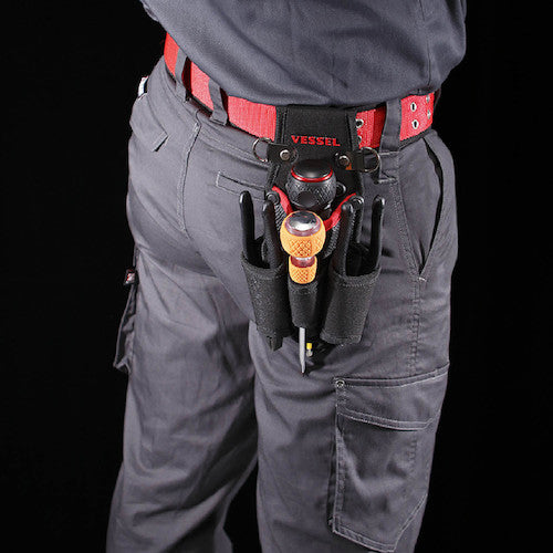 ＶＥＳＳＥＬ　ツールポーチ　ドライバー・ホルダー（ドライバー２本、ペンチ２本差し）　TPH-40　1 個