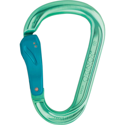 ALPIN Carabiner HMS ROUND Slide Auto Lock Carabiner Green KR43B-N 1 piece