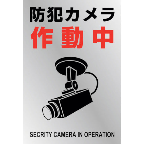 Green Cross Illustrated Sticker Sign Security Camera in Operation Sticker-134 220 x 150 mm Set of 2 PET 047134 1 set