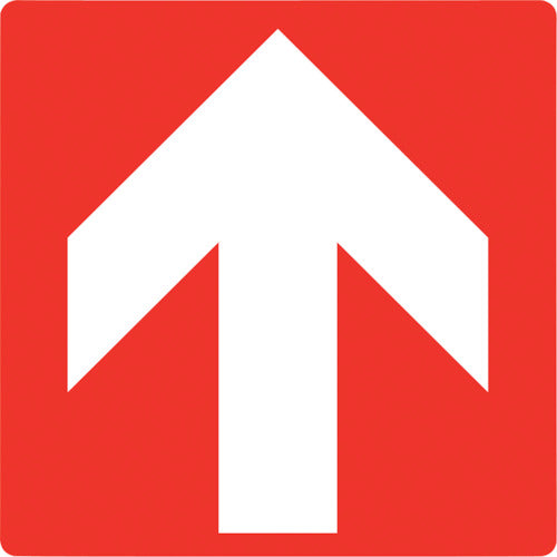 Green Cross Stair Riser Sign Stickers Arrow STPS-7 Red 100 x 100 mm Set of 4 PVC 404107 1 Set