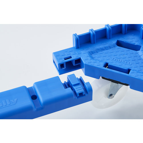 TRUSCO OC Dolly for 75L containers, nylon wheels, 6-wheel swivel stopper included, blue, OCD-75ANS-B, 1 unit