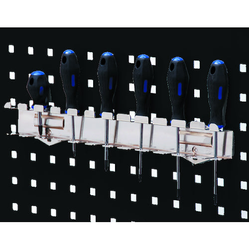 ＳＨＵＴＥＲ　パンチングパネル用ドライバーホルダー（１２本掛け）　HK-5239　1 個