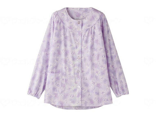 Care Fashion Gentle Pajama Top (One-touch Tape) Purple M