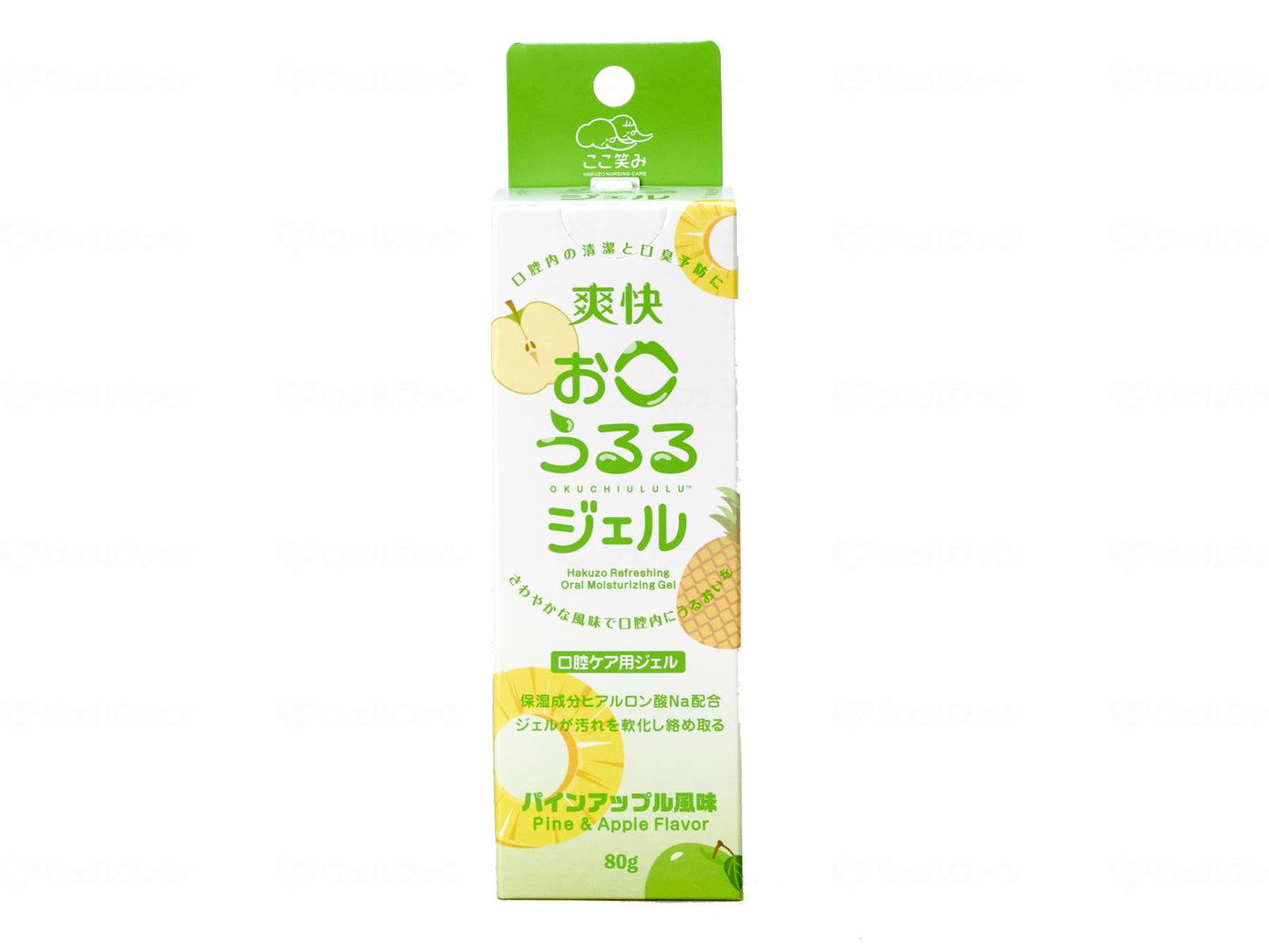 Hakuzo Medical Refreshing Mouth-Iruru Gel, Pineapple Flavor, 80g