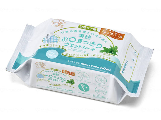 Hakuzo Medical Refreshing Mouth Cleansing Wet Sheets quantity