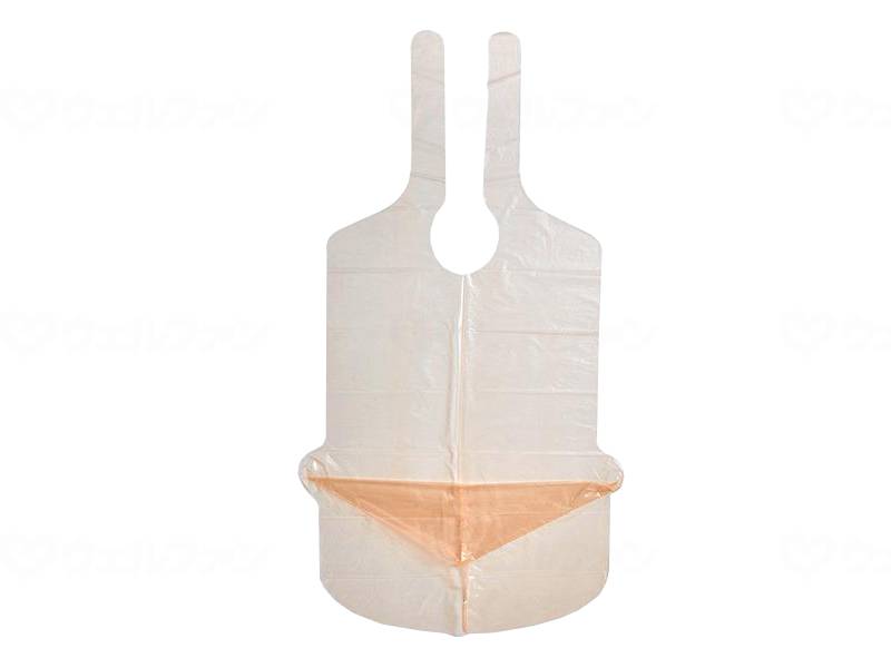 ハクゾウメディカルﾊｸｿﾞｳﾎﾟｹｯﾄ付き食事用ｴﾌﾟﾛﾝ 箱