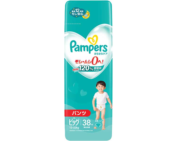 パンパースさらさらケア　パンツタイプ　スーパージャンボ / ビッグ　38枚　1 袋