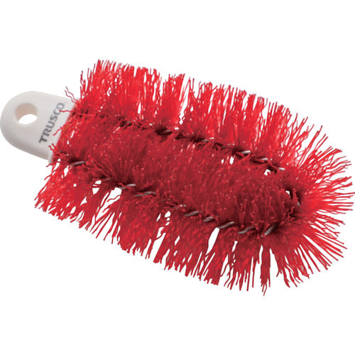 TRUSCO [Sold Out Item] Colored Scrub Pad, Hard, 150 x 100, Red, TCTBH-R, 1 pc