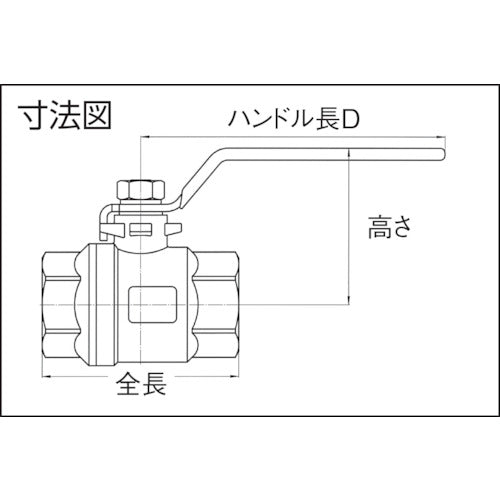 ＨＡＭＡＩ　ステンレス製フルボアボールバルブ（レバー）　FST-01-25RC　1 個