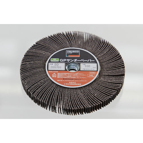 TRUSCO GP 썬더 페이퍼 나사식 Φ100 5개입 #100 100 # GPSP10010 1상자