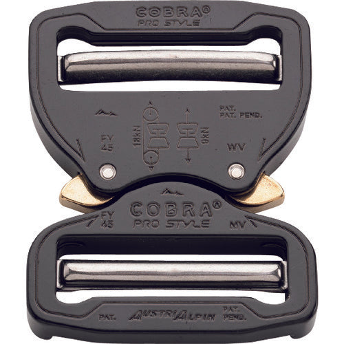 ALPIN COBRA 프로스타일 버클 45MM 블랙 VV FY45KVV 1개