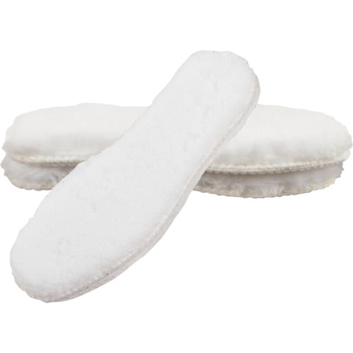 Sefran Warm and Cold-Proof Extra Thick Insole, White, 27cm, J2365-44, 1 pair