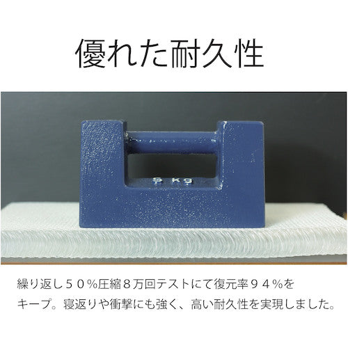 オーシン　ファインエアーＴＷＩＮダブル　ミルキーホワイト　FATW-14WH　1 枚