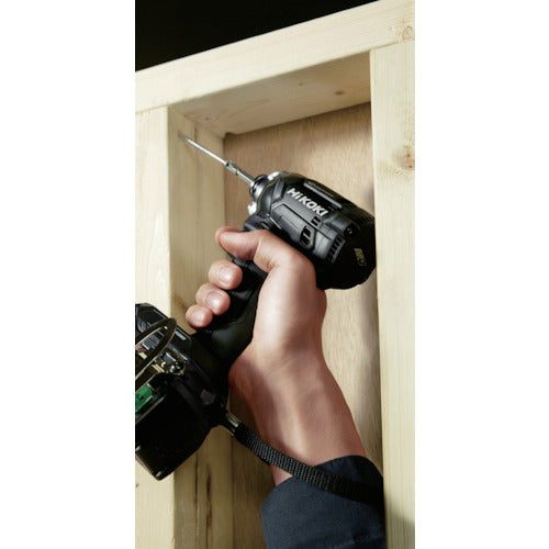 ＨｉＫＯＫＩ　コードレスインパクトドライバ　３６Ｖ　本体のみ　ストロングブラック　WH36DC(NNB)　1 台