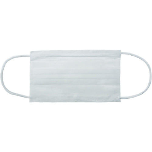 TRUSCO Work Mask (Ear-Hanging Type) 1-Ply (100 Pieces) TEM1L-100A 1 Box