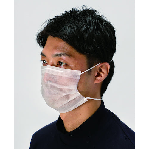 ＴＲＵＳＣＯ　作業用マスク（頭掛けタイプ）１層　（１００枚入）　TEMA1L-100A　1 箱