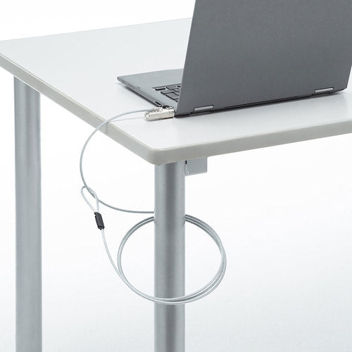 SANWA nano 슬롯 대응 보안 와이어 다이얼 자물쇠 SLE-40S 1개