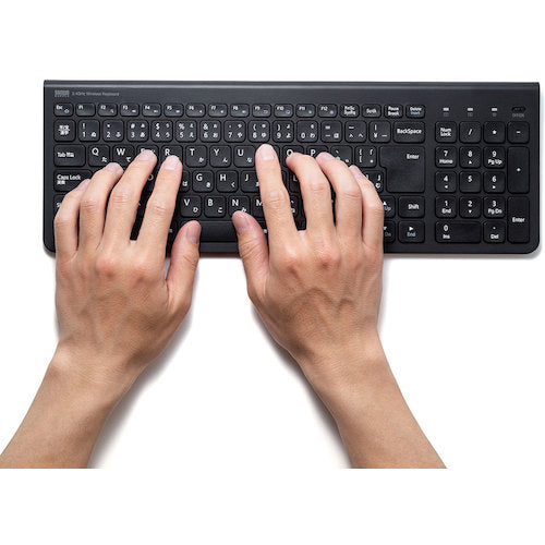 SANWA Wireless Slim Keyboard SKB-WL31BK 1 unit