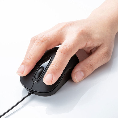 SANWA Wired Laser Mouse MA-LS176BK 1 piece