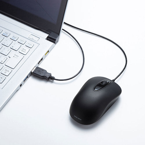 SANWA Wired Laser Mouse MA-LS176BK 1 piece