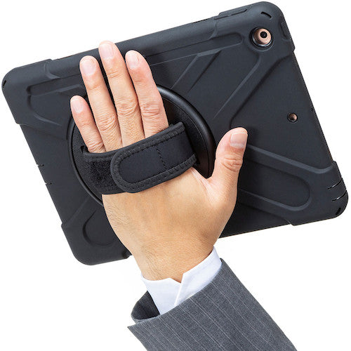 ＳＡＮＷＡ　ｉＰａｄ　１０．２インチ　前面保護フィルター付耐衝撃ケース　PDA-IPAD1620BK　1 個