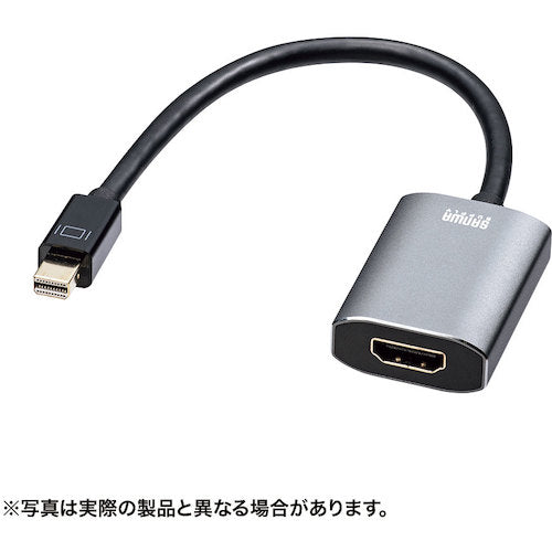 SANWA Mini DisplayPort-HDMI conversion adapter HDR compatible AD-MDPHDR01 1 unit