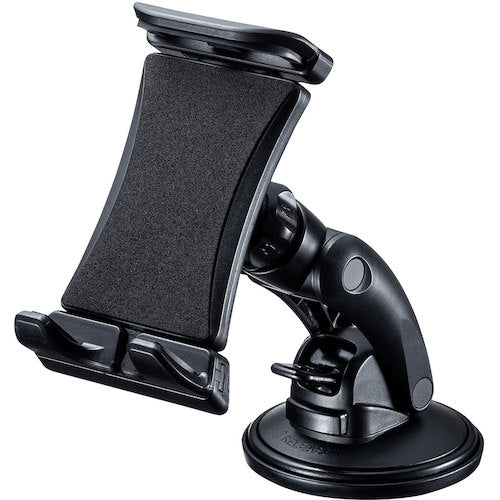 ＳＡＮＷＡ　車載用タブレットホルダー（吸盤式）　CAR-HLD13BK　1 個