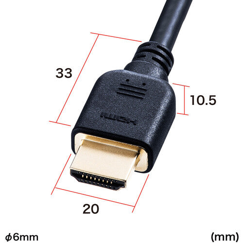 SANWA Ultra High Speed ​​HDMI Cable KM-HD20-U20 1 piece