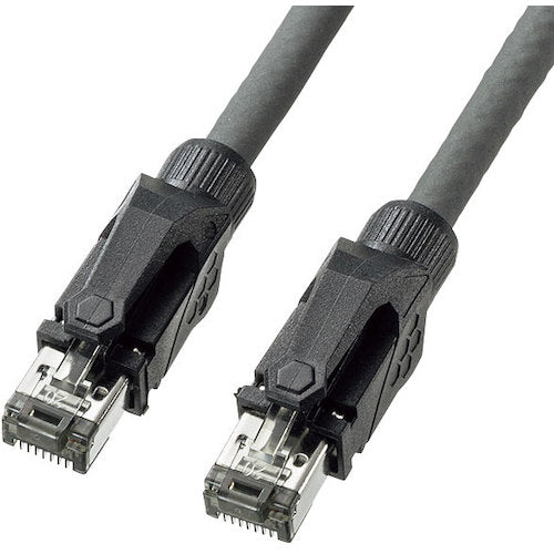 ＳＡＮＷＡ　カテゴリ６Ａ　ＳＴＰ　ＬＡＮケーブル　KB-T6ASTP-02GY　1 本